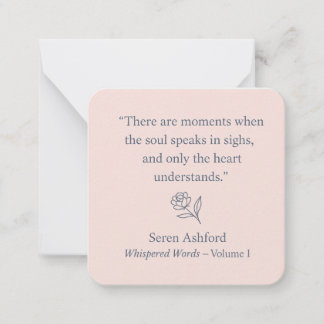 Carte De Correspondance Whispered Words-Volume 1_card# 11