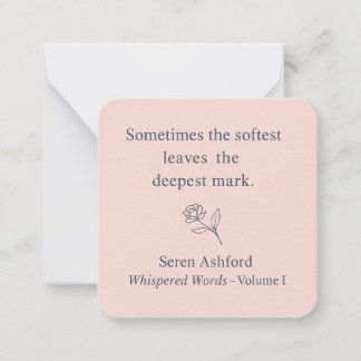 Carte De Correspondance Whispered Words-Volume 1_card# 8