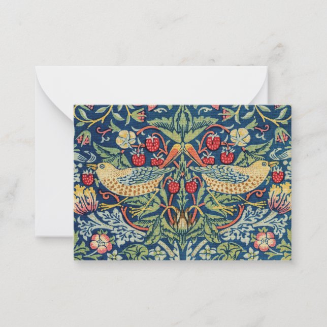 Carte De Correspondance William Morris - Thief aux fraises (Devant)