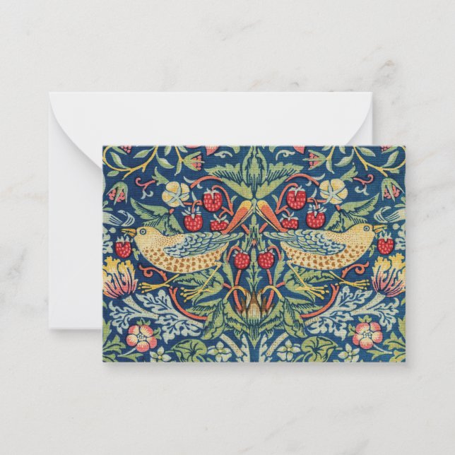 Carte De Correspondance William Morris - Thief aux fraises (Devant)
