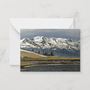 Carte De Correspondance Winter Leadville Colorado
