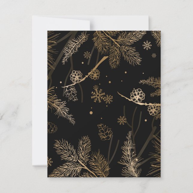 Carte De Correspondance Winter Pattern 3 (Devant)