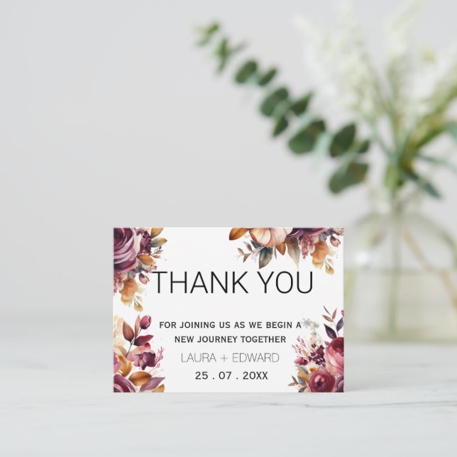 Carte De Correspondance Yellow sunflower floral vibrant spring bouquet (Debout devant)