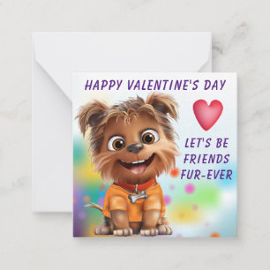 Carte De Correspondance Yorkshire Terrier Dog Classroom Valentine Card