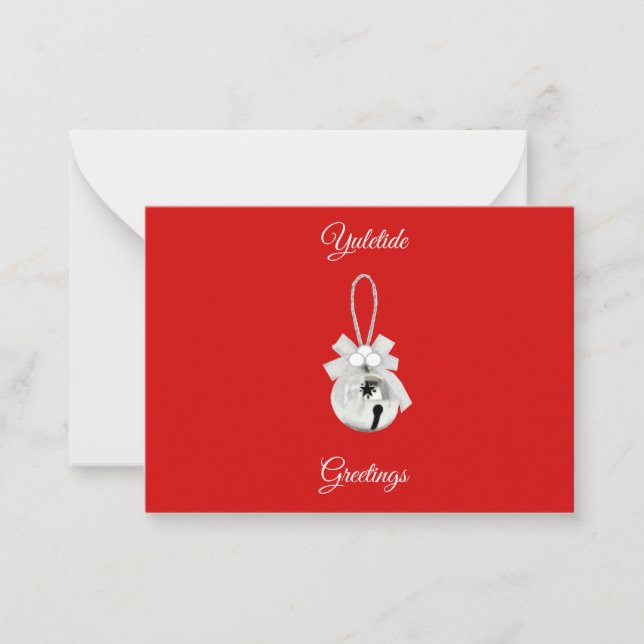 Carte De Correspondance Yuletide Greetings Card (Devant)