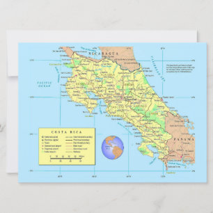 Carte de COSTA RICA