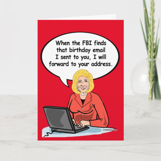 Carte de courriel d'anniversaire Hillary - Quand l (Devant)