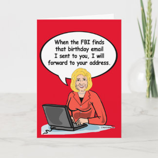 Carte de courriel d'anniversaire Hillary - Quand l