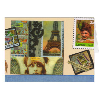 Carte de courrier de sirène