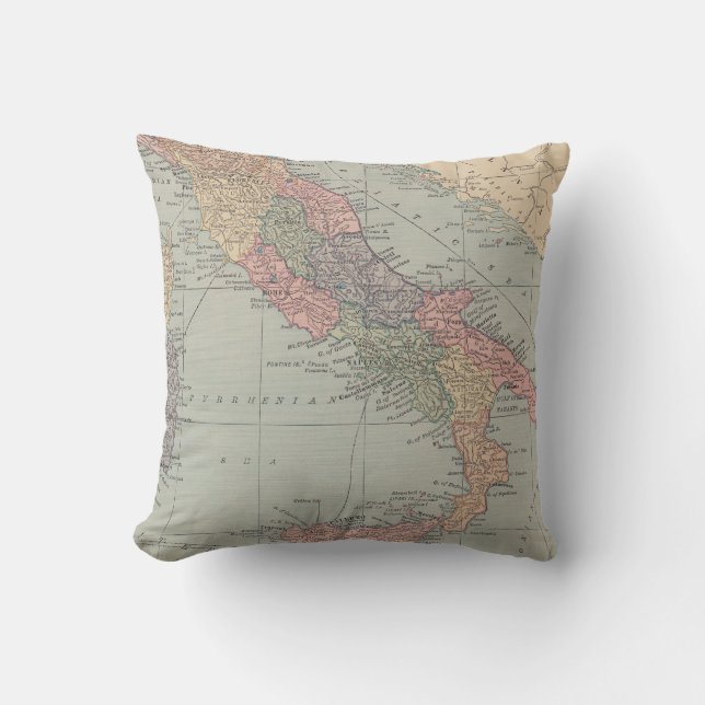 Carte de coussin de l'Italie (Recto)