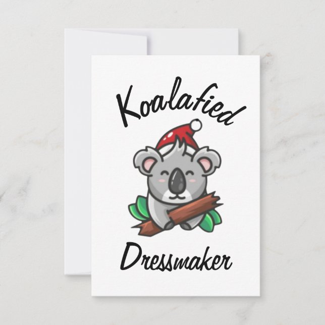 Carte de couturière koalifiée (Devant)