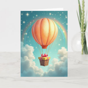 Carte de Craft de Ballon pour un Joyeux Anniversai