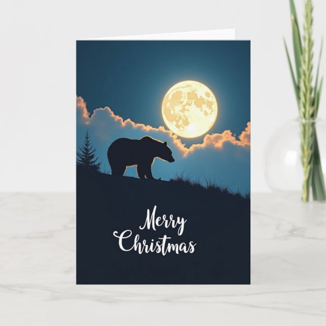 Carte de créature silencieuse de Noël (Devant)