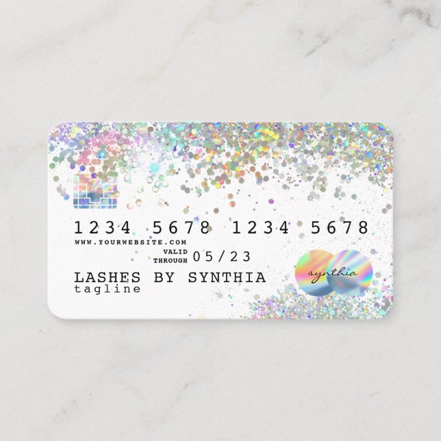 Carte de crédit Holograph Unicorn (Devant)