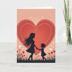 Carte de crédit Love Bond à silhouette rayée