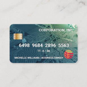 Carte de crédit Micropuce de carte de circuit