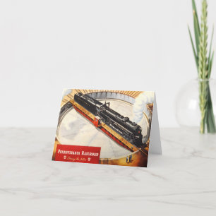 Carte de crédit Pennsylvania Railroad Steam Turbin