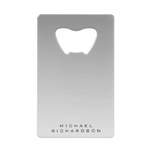 Carte de crédit personnalisée Gradient Gray