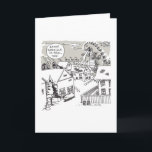 Carte de crédit Santa Shock<br><div class="desc">Dans la carte de crédit Santa Shock Greeting card,  Santa discovers he is not alone on Christmas Eve. Santa Shock est la caricature originale Steamy Raimon. * caption : "Damn ! Godzilla est real,  too!" (inside blank)</div>