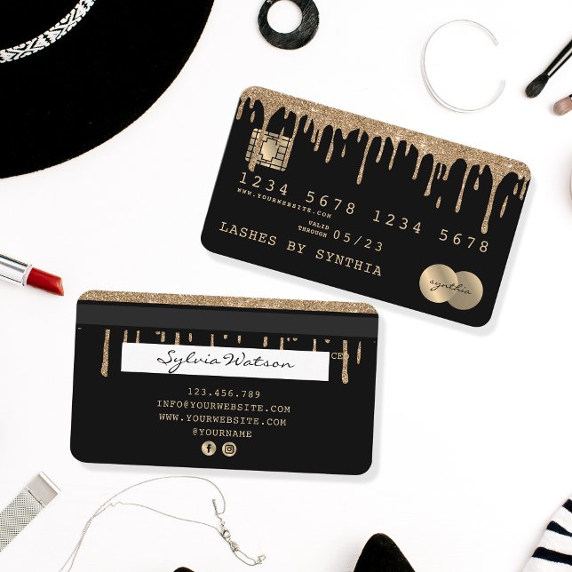 Carte de crédit Styled Driving Gold (Créateur téléchargé)