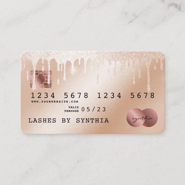 Carte de crédit Styled Driving Gold (Devant)