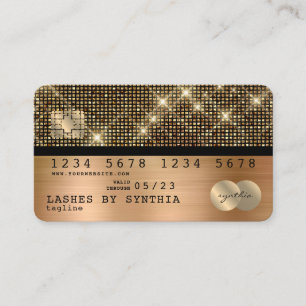 Carte de crédit Styled Gold et Black