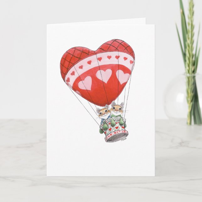 Carte de crédit Valentine Balloon (Devant)