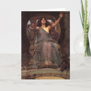 Carte de crédit Waterhouse Circe Greeting Card