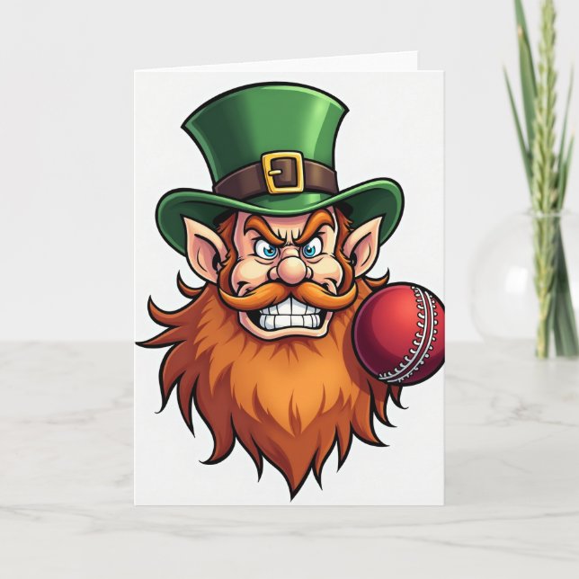 Carte de cricket Lucky Leprechaun (Devant)