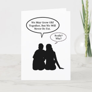 Carte de cuisine romantique drôle pour couples