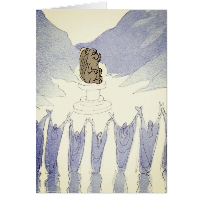 Carte de culte du castor (Devant)