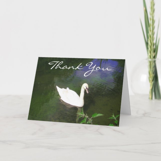 Carte de cygne foncé (Devant)