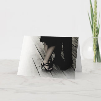 Carte de danse lente