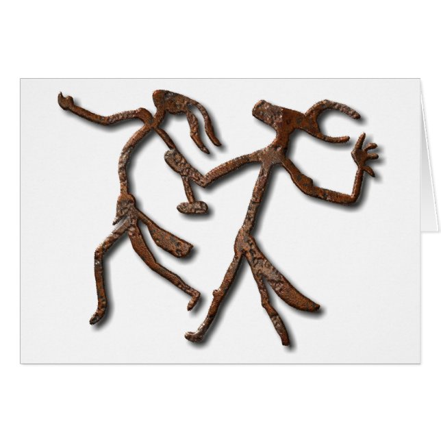 Carte de danse-rouille (Devant horizontal)