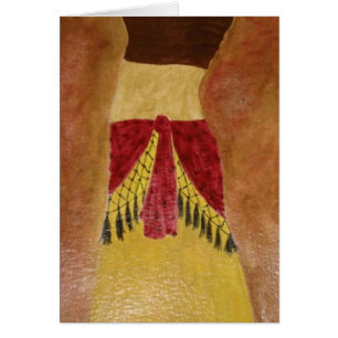 Carte de danseuse du ventre