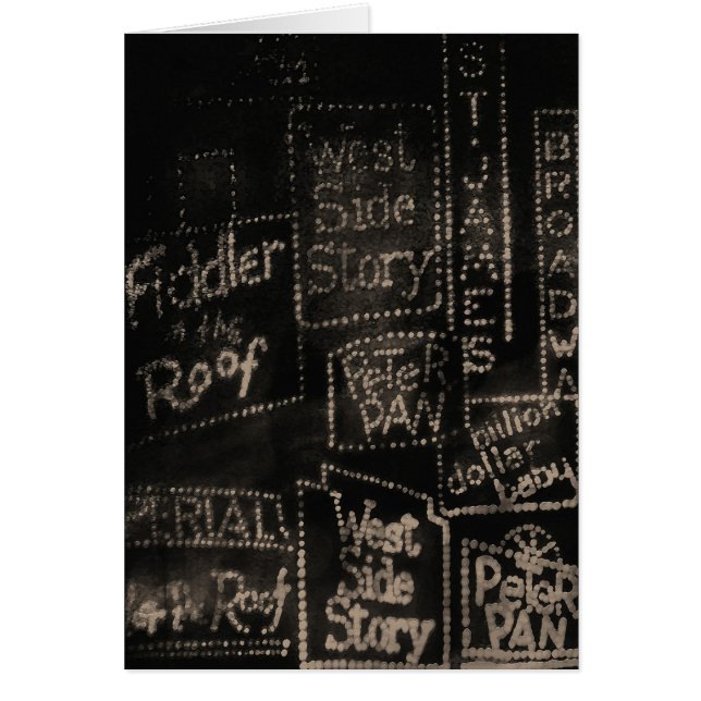 Carte de ~ de Broadway (Devant)