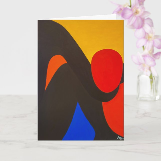 Carte de débordement pour toutes occasions (Orchidée)