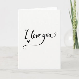 Carte de déclaration d'amour