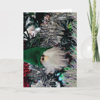 carte de décoration de Noël
