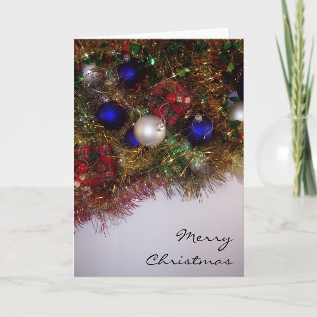 Carte de décoration de Noël (Devant)