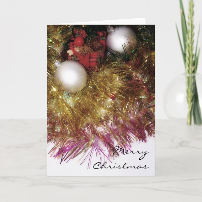 Carte de décoration de Noël (Devant)