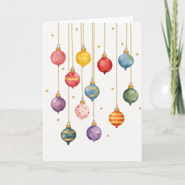 Carte de décoration de Noël mondiale (Devant)