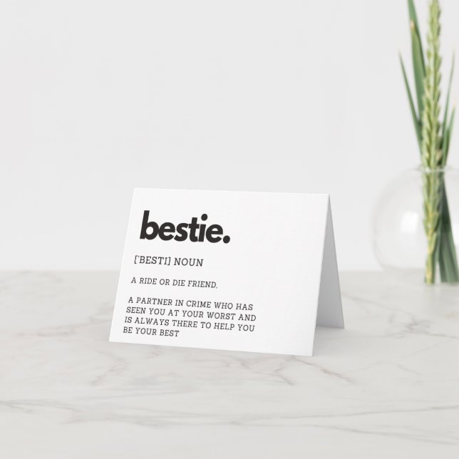 Carte de définition Bestie (Devant)