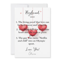 Carte de définition de ami-garçon Funny