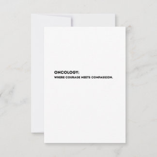 Carte de définition d'oncologie – Merci oncologue