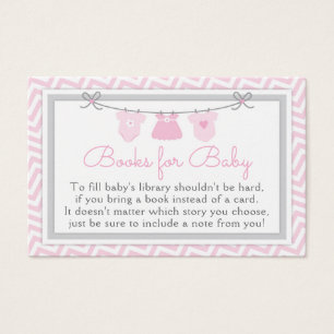 Carte de demande de Baby shower de ligne de vêteme