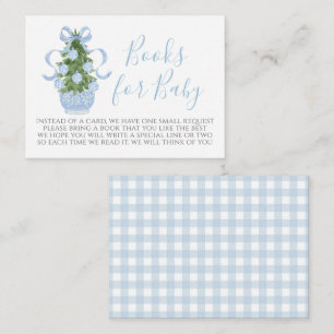 Carte de demande de Baby shower de Noël bleu