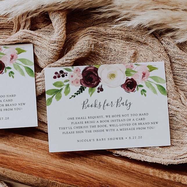 Carte de demande de carnet Blush Romance (Créateur téléchargé)