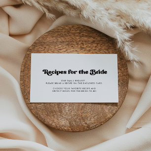 Carte de demande de la recette Retro Retro stylish