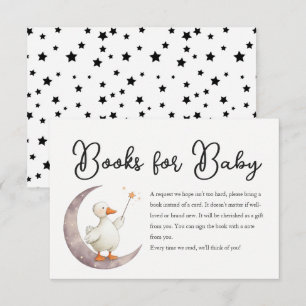 Carte de demande de livres pour bébé pour une baby